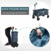 Versatile Folding Cargo Wagon Cart for Beach, Garden & Outdoor Adventures Garden Free Shipping 29