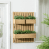 Adjustable Wooden Garden Planter with Trellis for Outdoor Elegance Garden Free Shipping 23