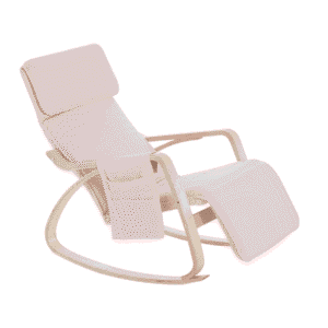 Comfort Rocking Recliner Chair with Adjustable Footrest Side Pocket Storage Home & Garden Free Shipping