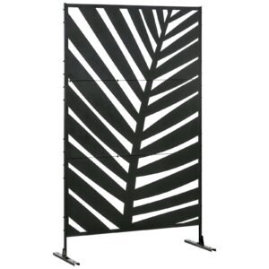 6.5FT Metal Outdoor Privacy Screen Panel Garden Free Shipping