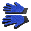 Pet Grooming Magic Gloves - Blue Effortless Shedding Massage Tool