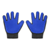 Pet Grooming Magic Gloves - Blue Effortless Shedding Massage Tool