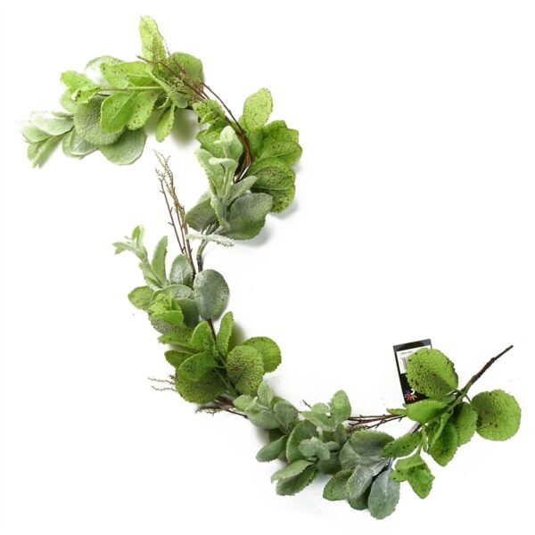 125cm Adjustable Artificial Mint Leaf Garland – Perfect Home Décor Home & Garden Free Shipping 5