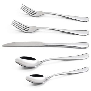 Vinsani 20-Piece Elegant Stainless Steel Cutlery Set