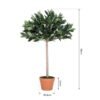 Lifelike 90 cm Artificial Olive Tree – Low Maintenance Home Decor Garden Free Shipping 21