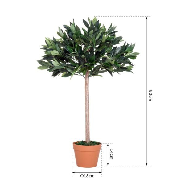 Lifelike 90 cm Artificial Olive Tree – Low Maintenance Home Decor Garden Free Shipping 7