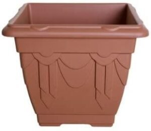 Whitefurze G02044 38cm Square Venetian Planter – Terracotta Home & Garden Free Shipping