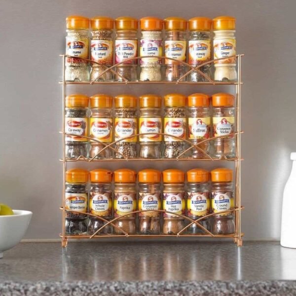 3 Tier Spice Rack - Countertop Organizer for Herbs & Seasonings