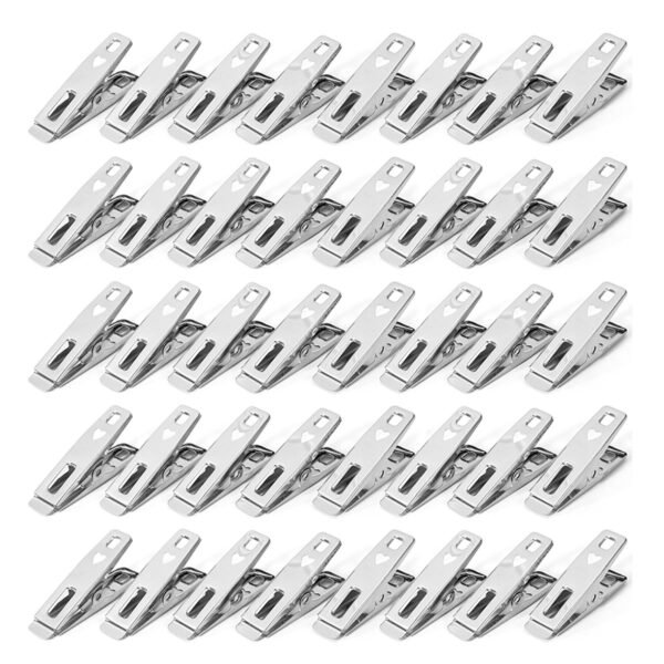 Ultra-Durable Vinsani 20-Pack Stainless Steel Spring Laundry Clothes Pegs