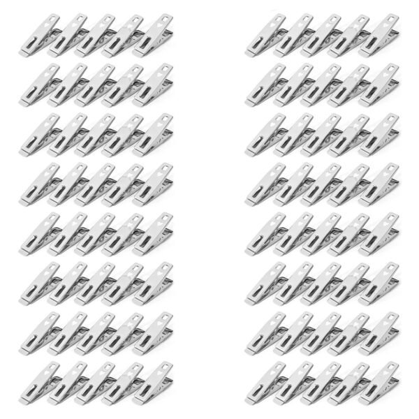 Ultra-Durable Vinsani 20-Pack Stainless Steel Spring Laundry Clothes Pegs