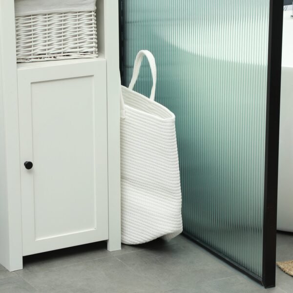 36L Cotton Rope Laundry Basket Home & Garden Free Shipping 17