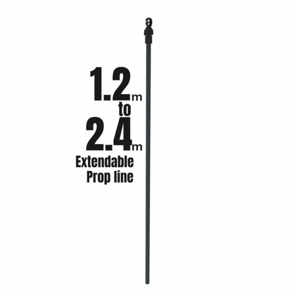 Adjustable Telescopic Clothes Line Prop – 8ft with Locking Hook Description: “Our sturdy telescopic clothes line prop extends up to 8ft (2.4m) with a twist lock for effortless adjustment. Featuring a secure G-shaped hook, it keeps your clothes safe and secure. – Extends easily from compact to 2.4m (8ft) – Easy twist lock mechanism – Durable tubular steel and galvanized construction – Polypropylene hook for a secure grip Home & Garden Free Shipping 9