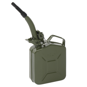 5L Army Green Oil Barrel 0.6mm with Inverted Oil Pipe – American Style Car & Caravan Free Shipping