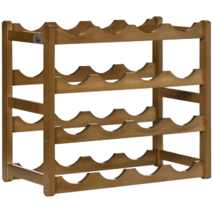 Bamboo Countertop Wine Rack 16-Bottle 4-Tier Display Shelf – Eco-friendly bamboo construction for durability – Holds 16 standard wine bottles securely – Four-tier design maximizes vertical storage – Compact countertop footprint, easy to access – Smooth rounded edges, easy assembly Home & Garden Free Shipping
