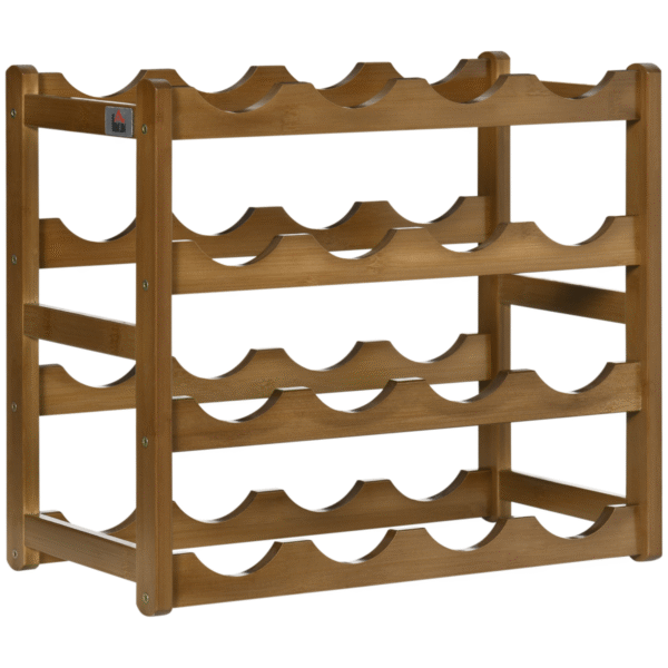 Bamboo Countertop Wine Rack 16-Bottle 4-Tier Display Shelf – Eco-friendly bamboo construction for durability – Holds 16 standard wine bottles securely – Four-tier design maximizes vertical storage – Compact countertop footprint, easy to access – Smooth rounded edges, easy assembly Home & Garden Free Shipping 5