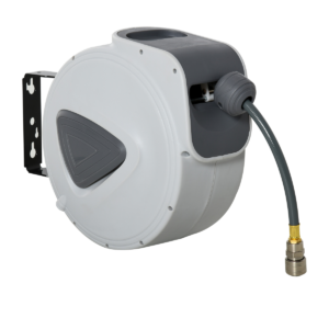 Durhand Retractable Air Hose Reel – 15m, Auto Self-Winding, Wall-Mount 1/4 in Hose Reels & Hangers Free Shipping 5