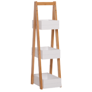 A-Shape Bamboo 3-Tier Bathroom Rack | Natural Wood, Durable & Easy-Clean Home & Garden Free Shipping