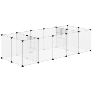 DIY 18-Panel Pet Playpen Cage for Guinea Pigs, Hedgehogs & Small Animals