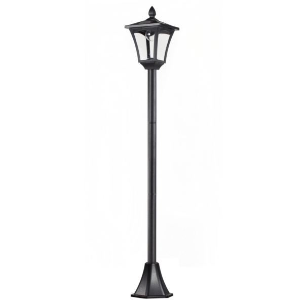 Solar Powered LED Lamp Post IP44 – Garden Path Light, Black Garden Free Shipping 5