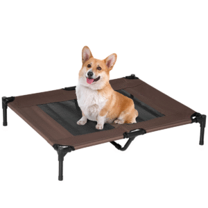 Raised Pet Bed Cot for Dogs & Cats - Elevated Hammock, Portable Waterproof