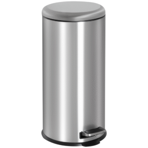 30L Stainless Steel Pedal Bin with Inner Bucket-Black/Silver Home & Garden Free Shipping