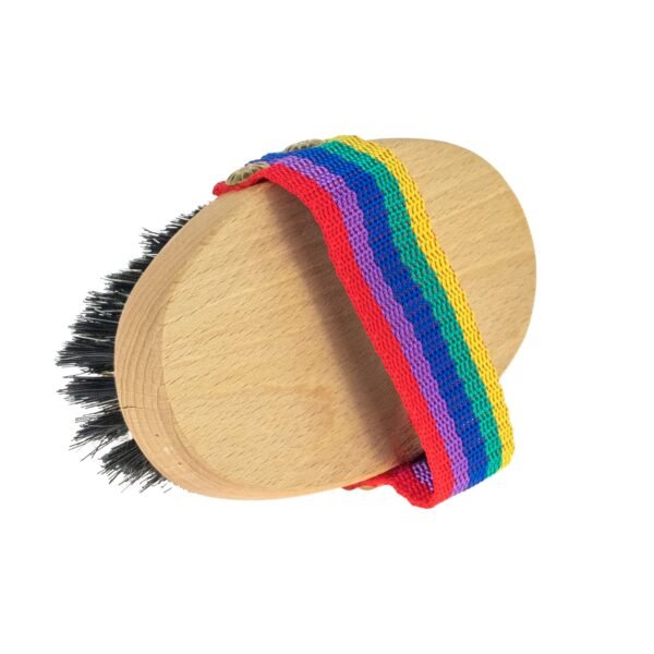 Horse Grooming Brush Set– 2 Pcs Professional Natural Bristle Brushes with Leather Strap Horse & Petcare Free Shipping 9