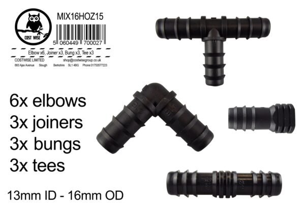 Mix 1/2″ Barb Connectors HOZ15 Home & Garden Free Shipping 5