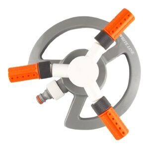 Bradas 3-Arm Revolving Sprinkler White Line Home & Garden Free Shipping