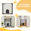 Pet Safety Gate 75-82 cm – Pressure Fit, Auto-Close, Double Lock Horse & Petcare Free Shipping 33