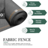 Fabric Fence Garden Barrier Screen for Pets, Kids, and Patio