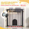 Pet Safety Gate 75-82 cm – Pressure Fit, Auto-Close, Double Lock Horse & Petcare Free Shipping 35