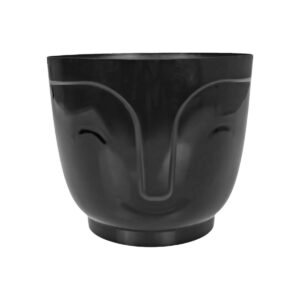 Atena Pot Without Hole 140mm Black Home & Garden Free Shipping