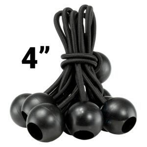 Black/Silver L-Grade Tarpaulin with Bungee Balls (Black) Home & Garden Free Shipping