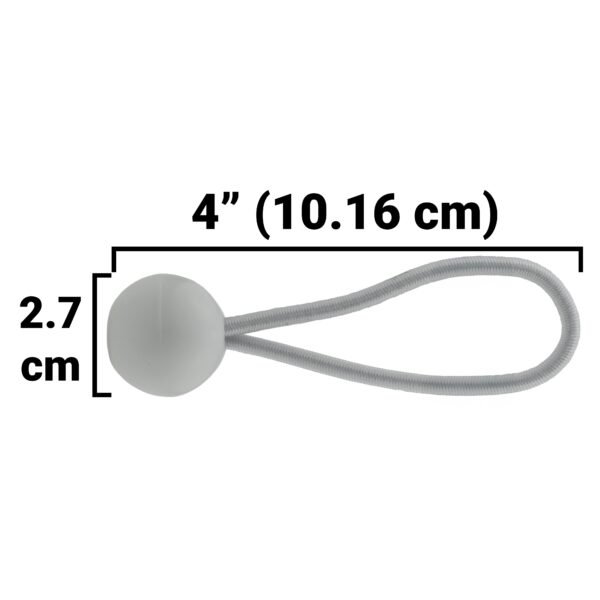 Silver XL-Grade Tarpaulin with 20 x 4″ Bungee Balls (White) Home & Garden Free Shipping 5