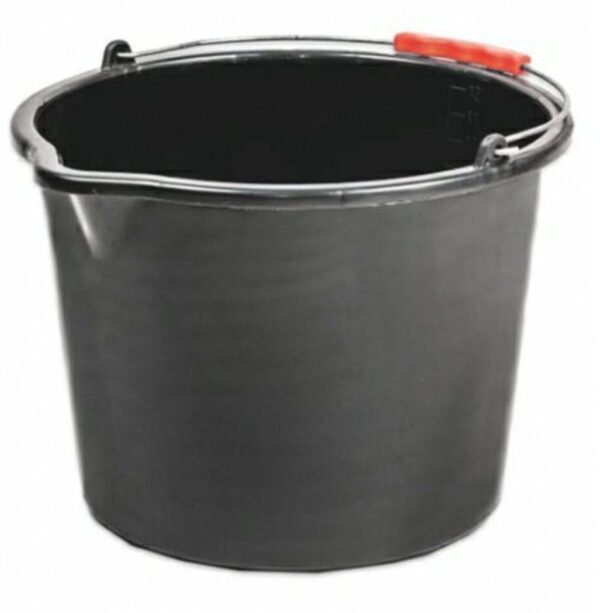 Black PP Bucket 20L Home & Garden Free Shipping 5