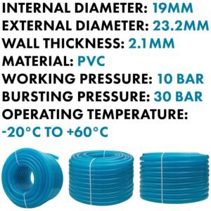 Ad-Blue Metal Fuel Gun White with ¾” Hose & Tank Adaptor Set Home & Garden Free Shipping