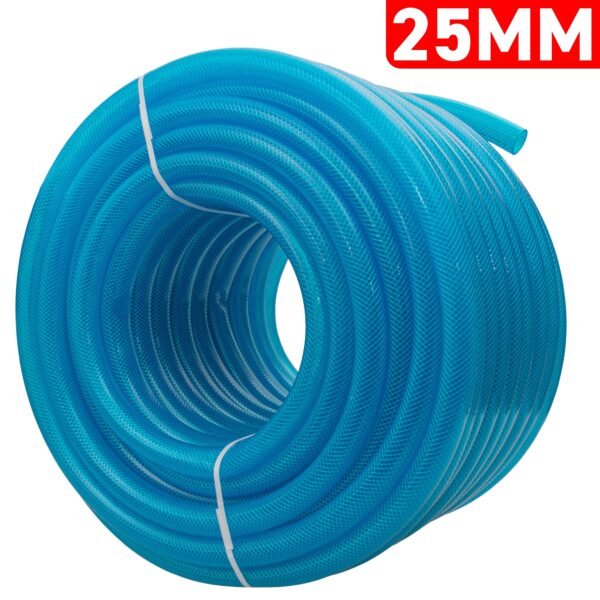 Braided Fuel Hose Blue Transparent PVC 25mm*2.6mm Home & Garden Free Shipping 5