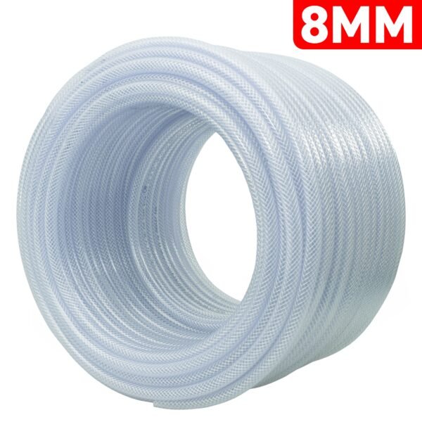 Clear Braided PVC Pipe 8mm*1.6mm Home & Garden Free Shipping 5