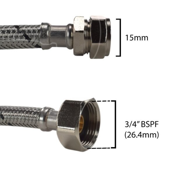 Brass Barbed Bib Tap FULL Connection Kit Home & Garden Free Shipping 7