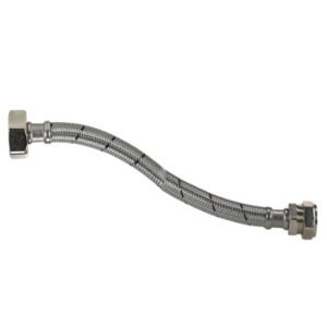 15mm Brass Compression Flexi Hose 500mm – ¾” BSPF Home & Garden Free Shipping