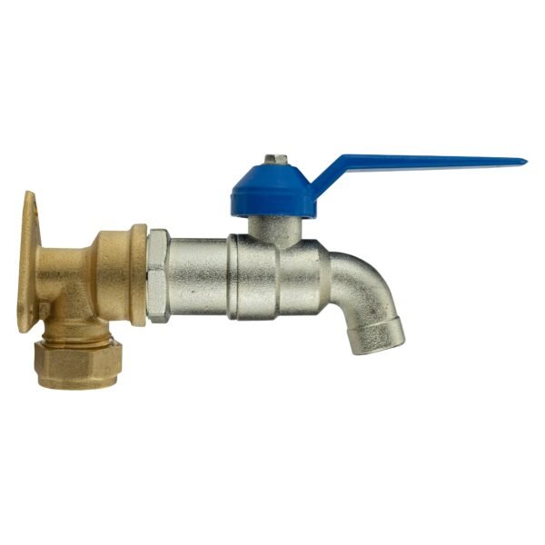 15mm Brass Wall Flange Kit with Simple Lever Tap Home & Garden Free Shipping 5