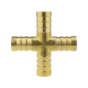 Brass Cross Joiner 12.5mm Home & Garden Free Shipping