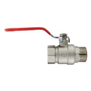 Brass Nickel-Plated Lever Valve 3/4″ BSPM-F Home & Garden Free Shipping