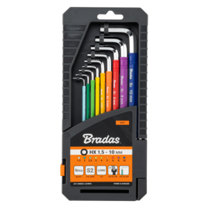 Set of Allen Keys with Ball End HX, Long, 1.5mm – 10mm (9 Home & Garden Free Shipping