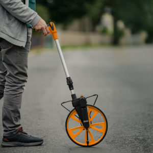 Measuring Wheel with Mechanical Counter and Folding Handle Home & Garden Free Shipping