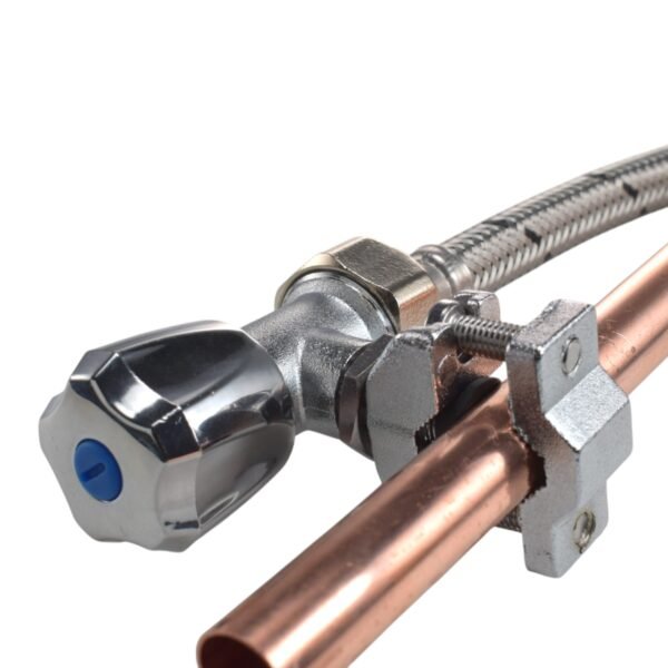 Brass quick connect bib tap full connection kit x2 with black/orange connectors – heavy duty outdoor garden tap uk garden hose connection set free shipping 2