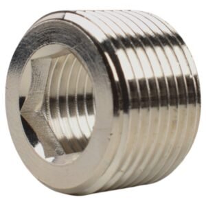 Thread Conversion Cap 3/4″ BSPM – 1/2″ BSPF, Nickel Plated Home & Garden Free Shipping