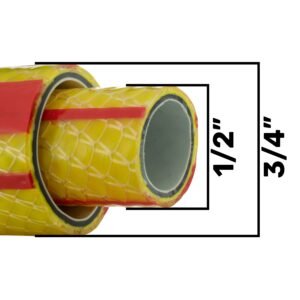 Premium Gold Garden Hose 6-Layer 3/4″ Pipe Home & Garden Free Shipping
