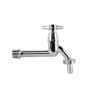 Cross Bib Extended Brass Chrome Brass Tap Home & Garden Free Shipping
