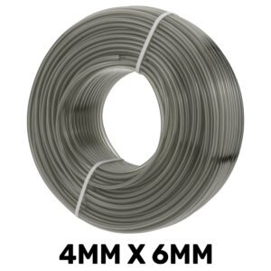 Grey Semi-Transparent PVC Pipe 4mm*6mm Home & Garden Free Shipping